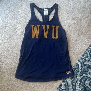 Women’s PINK West Virginia University Tank Top